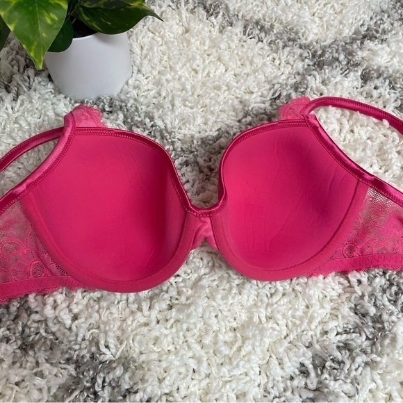 Vintage Victorias Secret Floral Lace Lined Demi Bra size 34D - Picture 11 of 11